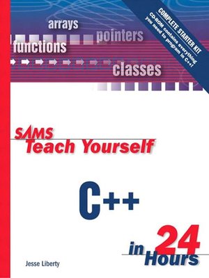 cover image of Sams Teach Yourself C++ in 24 Hours